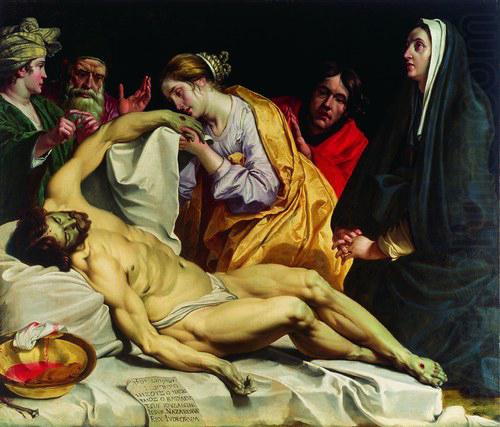 The Lamentation of Christ ., Abraham Janssens